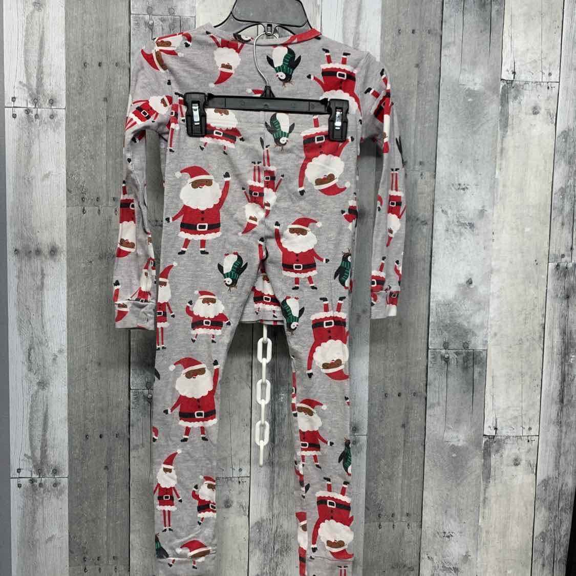 Size 8 Gray Graphic Just One You 2pc PJs