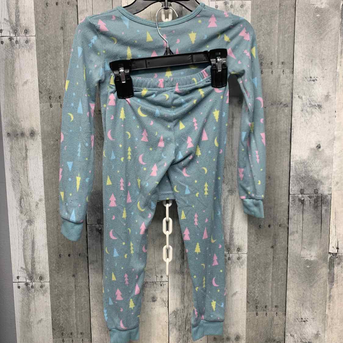 Size 5 Blue Print Modern Moments by Gerber 2pc PJs