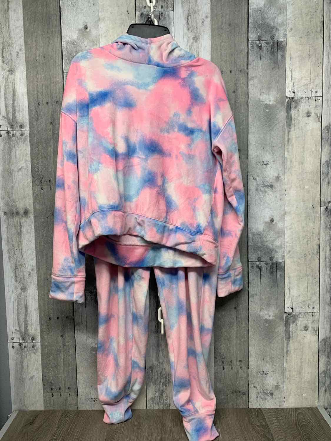 Size 14/16 Pink/Blue SO Sweats - 2pc