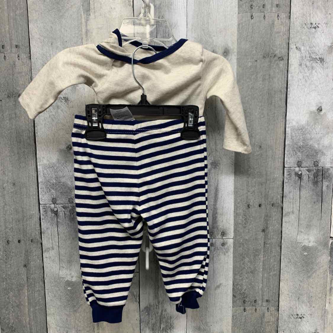 Size 9 Months Gray/Blue Baby Essentials Shirt/Pants