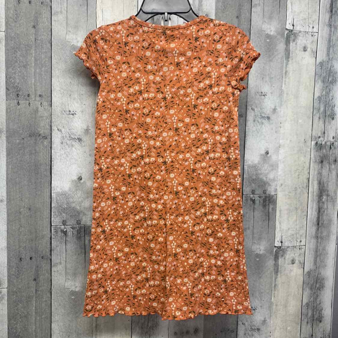 Size 8 Orange/Green Art Class Dress - Knit
