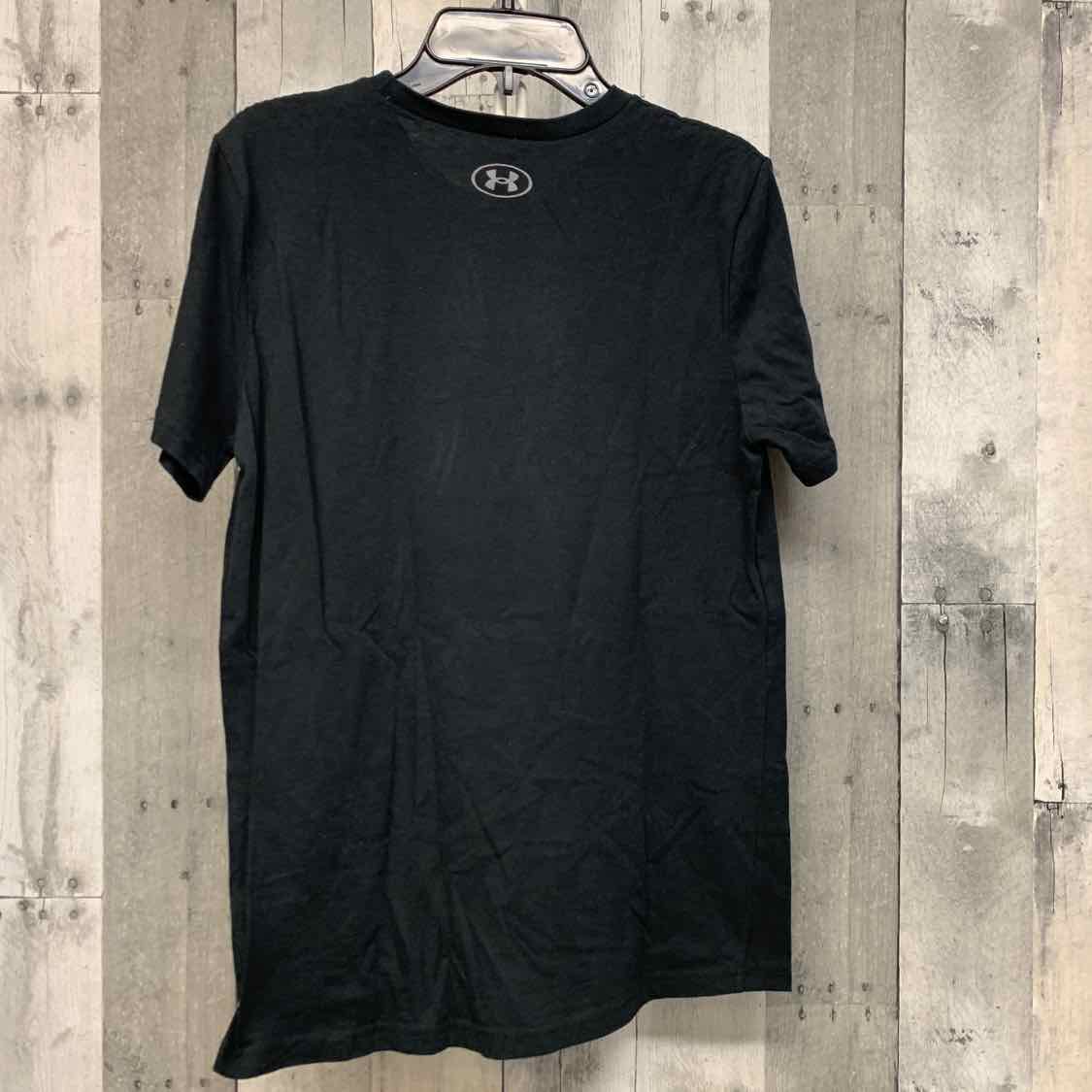 Size Large Black Graphic Sport Brand Short Sleeve Shirt - OodlesCB