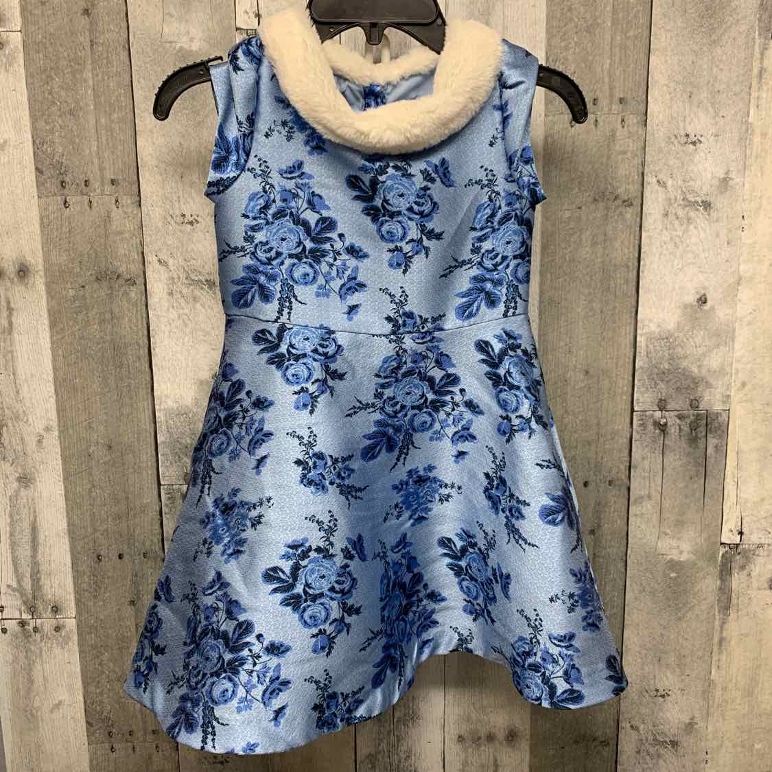 Size 5 Blue Floral Print Janie & Jack Dress - Party