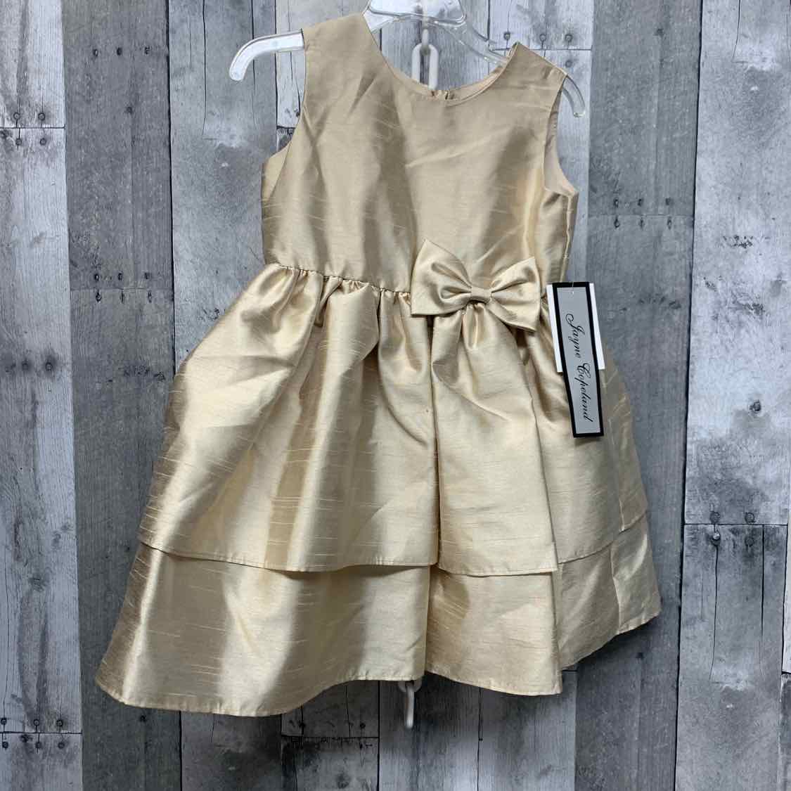 Size 3T Gold B Brand Dress - Party