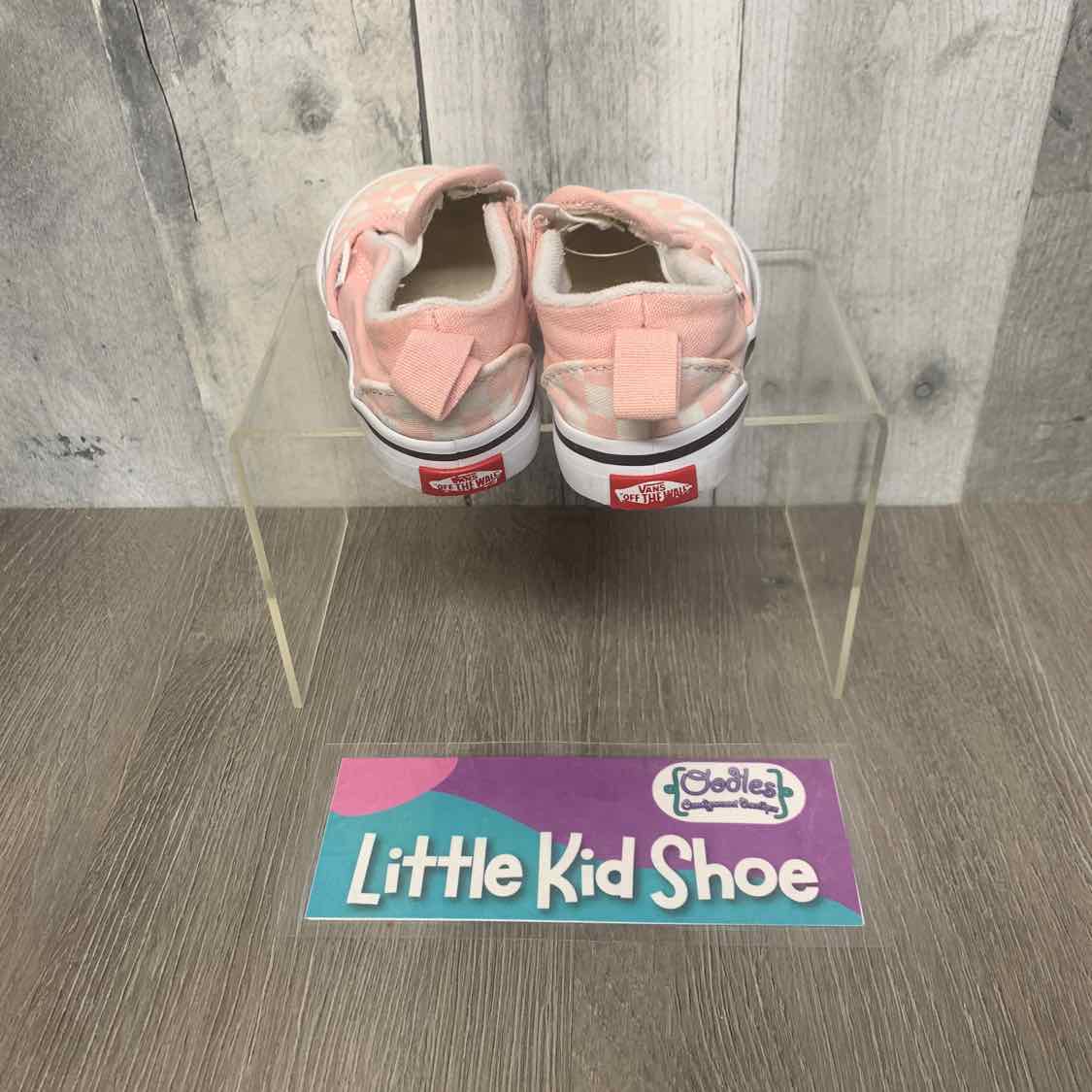 Size 5 Pink/White Vans Sneakers