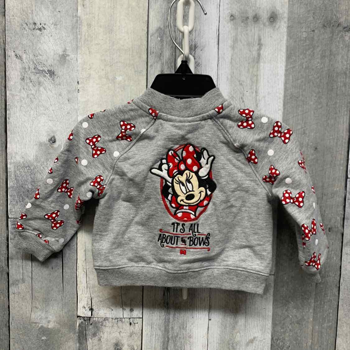 Size 6 Months Gray/Red Disney Parks Light Jacket