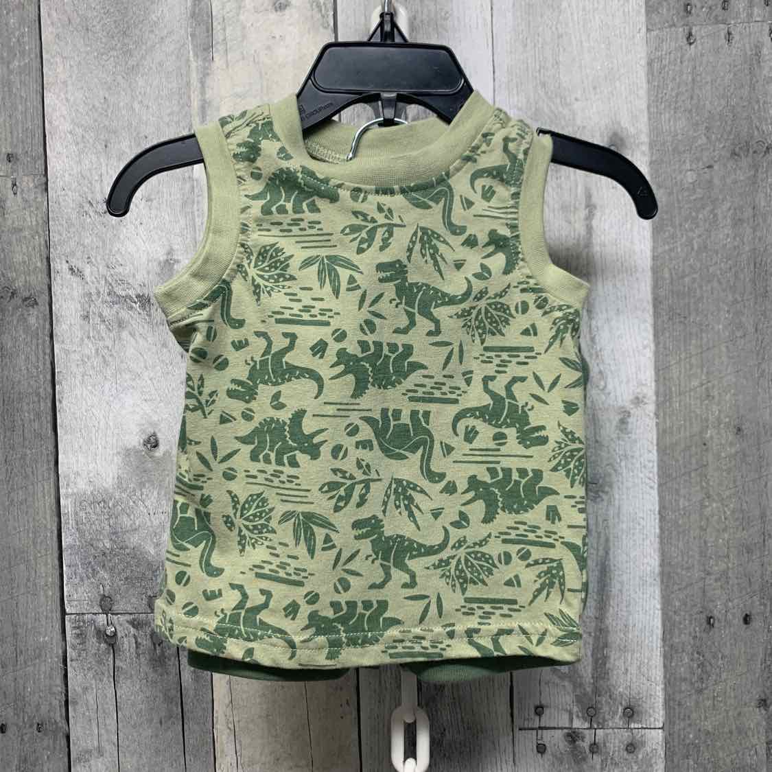 Size 3 Months Green B Brand Shirt/Shorts