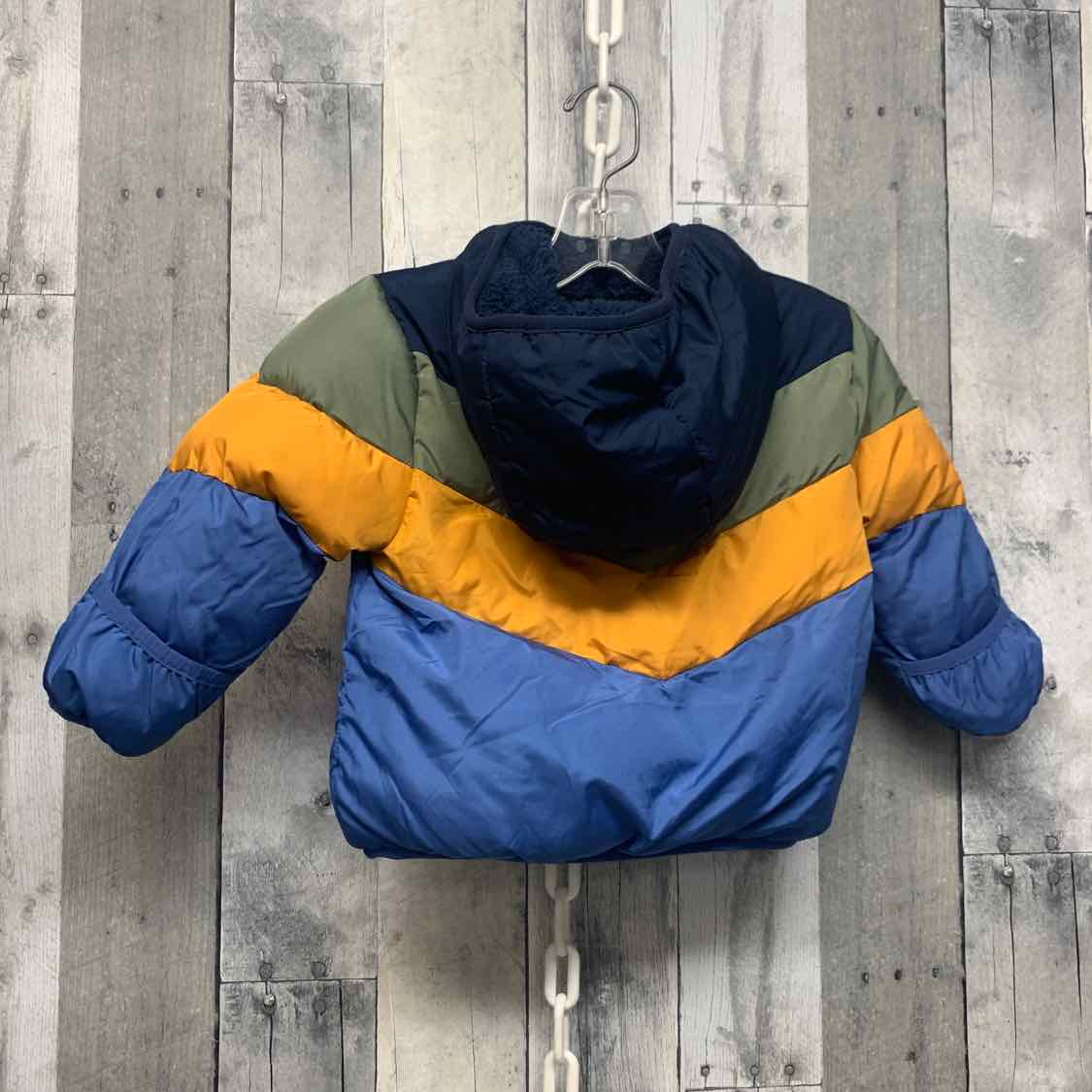 Size 18 Months Blue/Yellow Swiss Tech Snow Jacket
