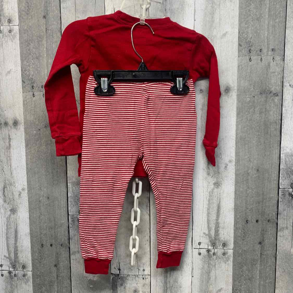 Size 24 Months Red/White Carter's 2pc PJs