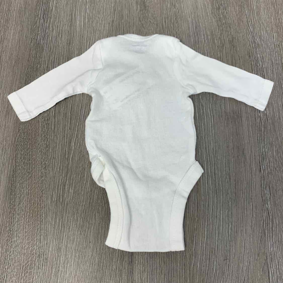Size Preemie White Gerber Bodysuit