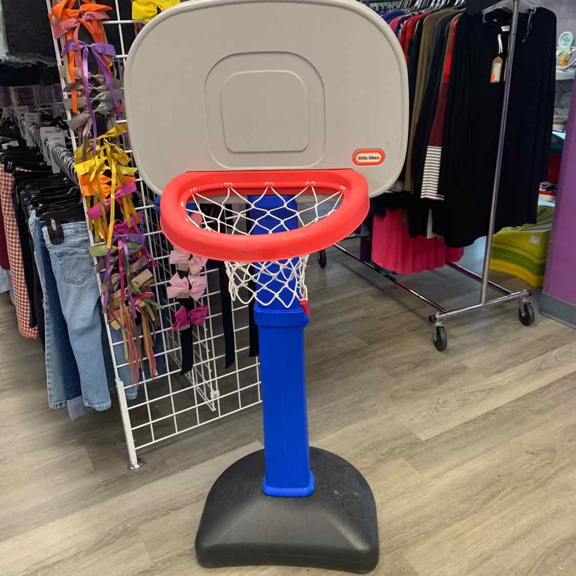 Little Tikes Blue/Gray Basketball Hoop