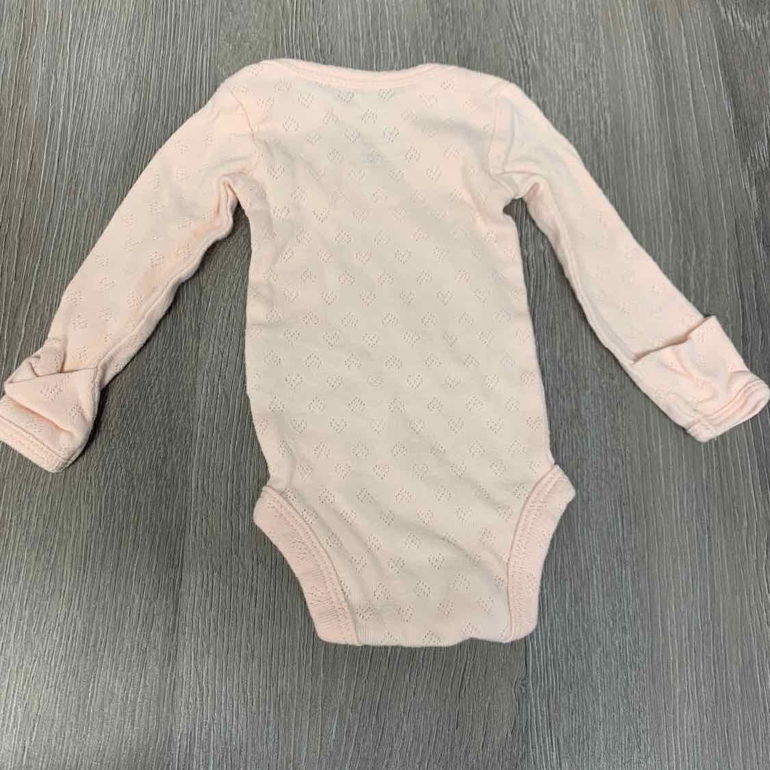 Size Preemie Pink Carter's Bodysuit