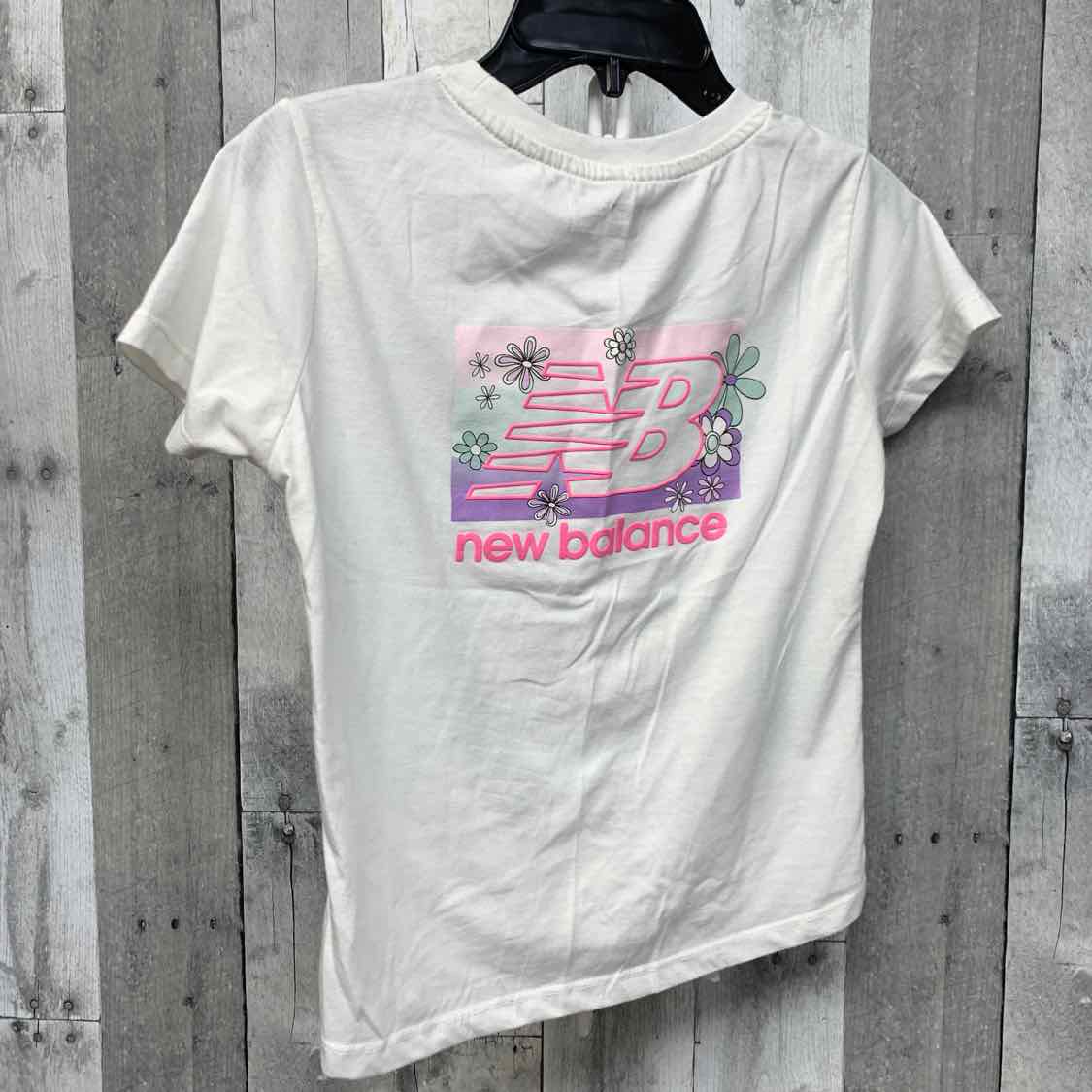 Size 10/12 White New Balance T Shirt