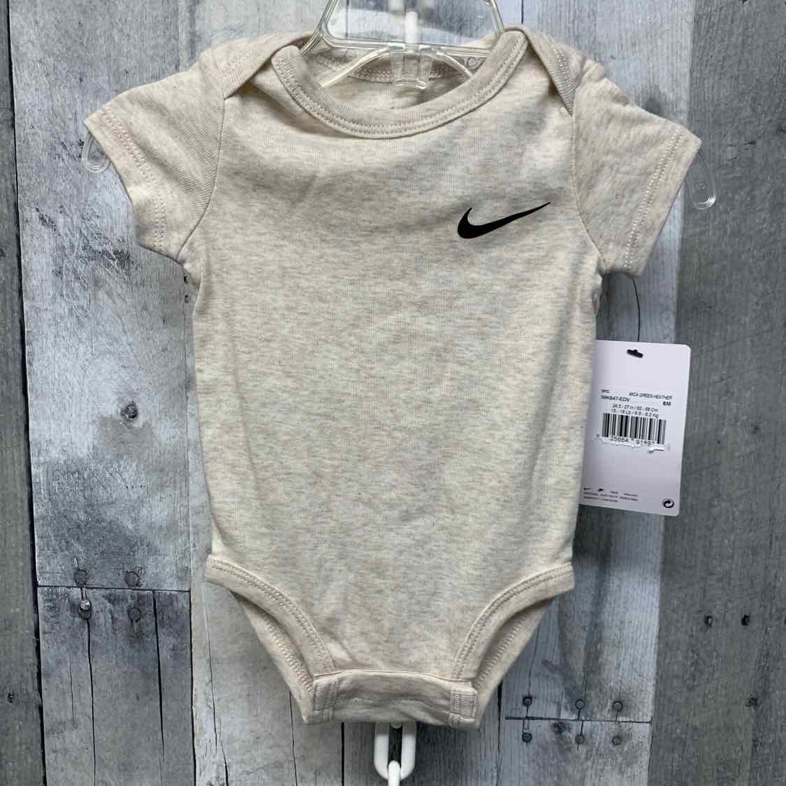Size 6 Months Ivory/Black Sport Brand Bodysuit