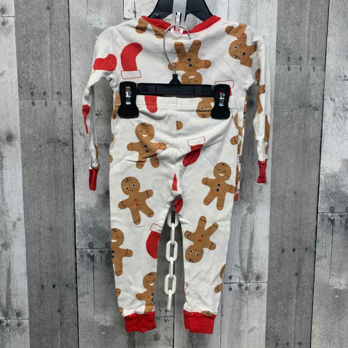 Size 24 Months White/Red Carter's 2pc PJs