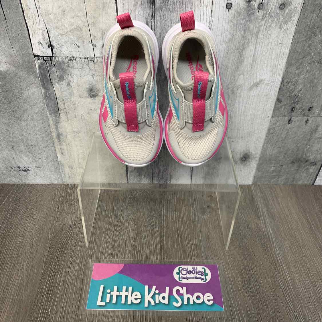 Size 6 Gray/Pink Reebok Sneakers