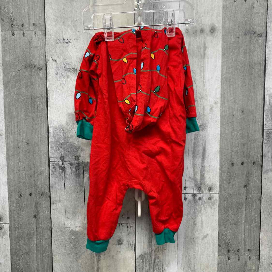 Size 3-6 Months Red Graphic Peanuts Romper