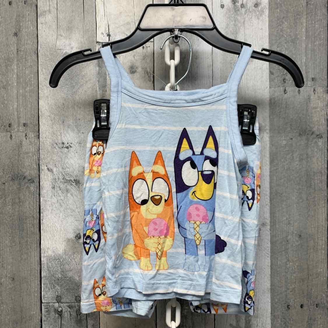 Size 6 Blue Bamboo 2pc PJs