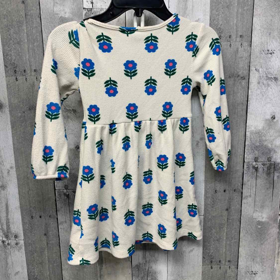 Size 4T White/Blue Old Navy LS Dress
