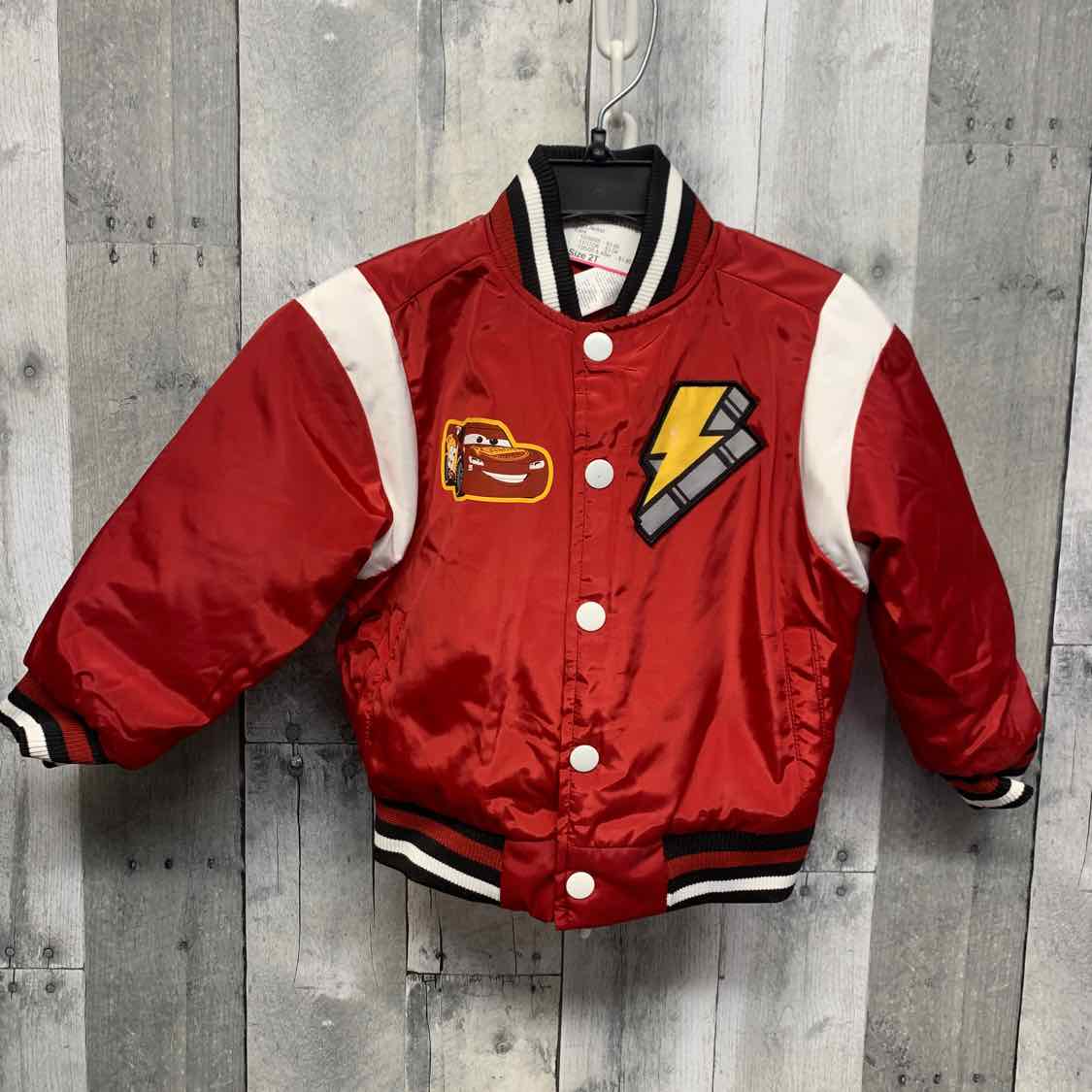 Size 2T Red/White Disney Light Jacket