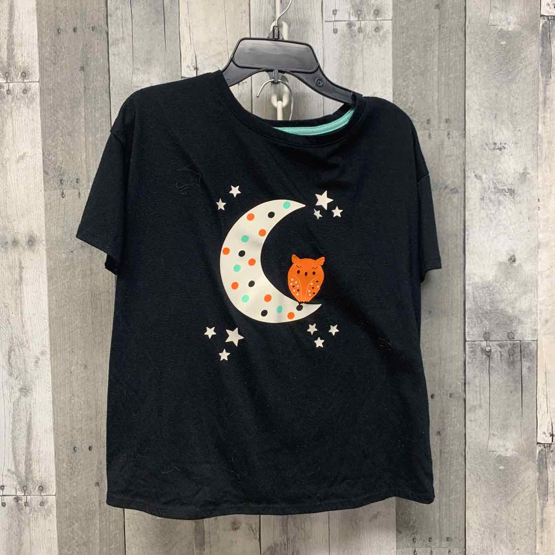Size 10/12 Black/Blue Cat & Jack 2pc PJs