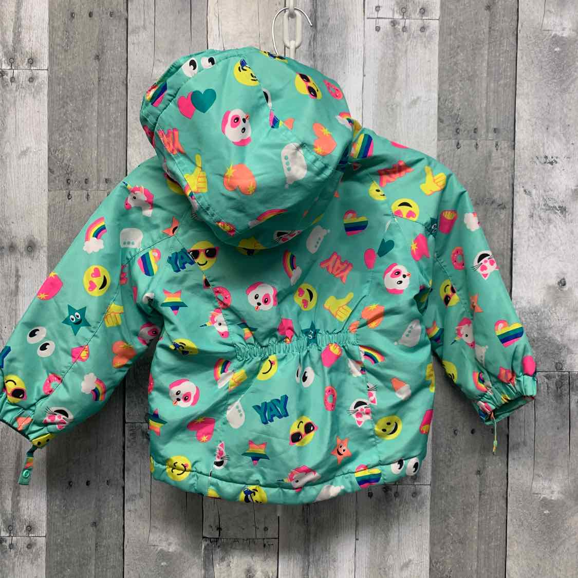 Size 3T Mint Print Children's Place Snow Jacket