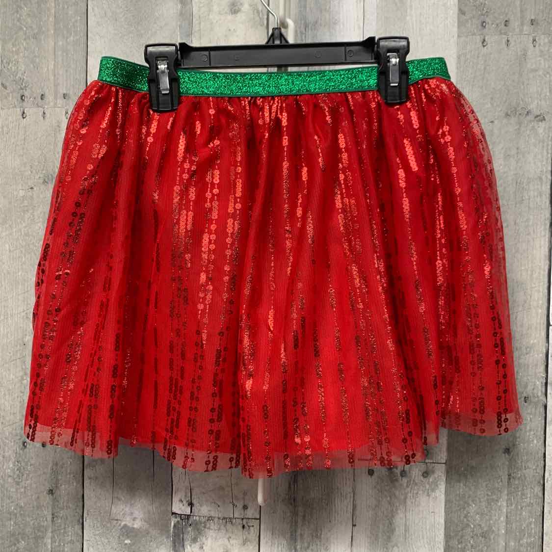 Size 10/12 Red/Green Holiday Brands Skirt