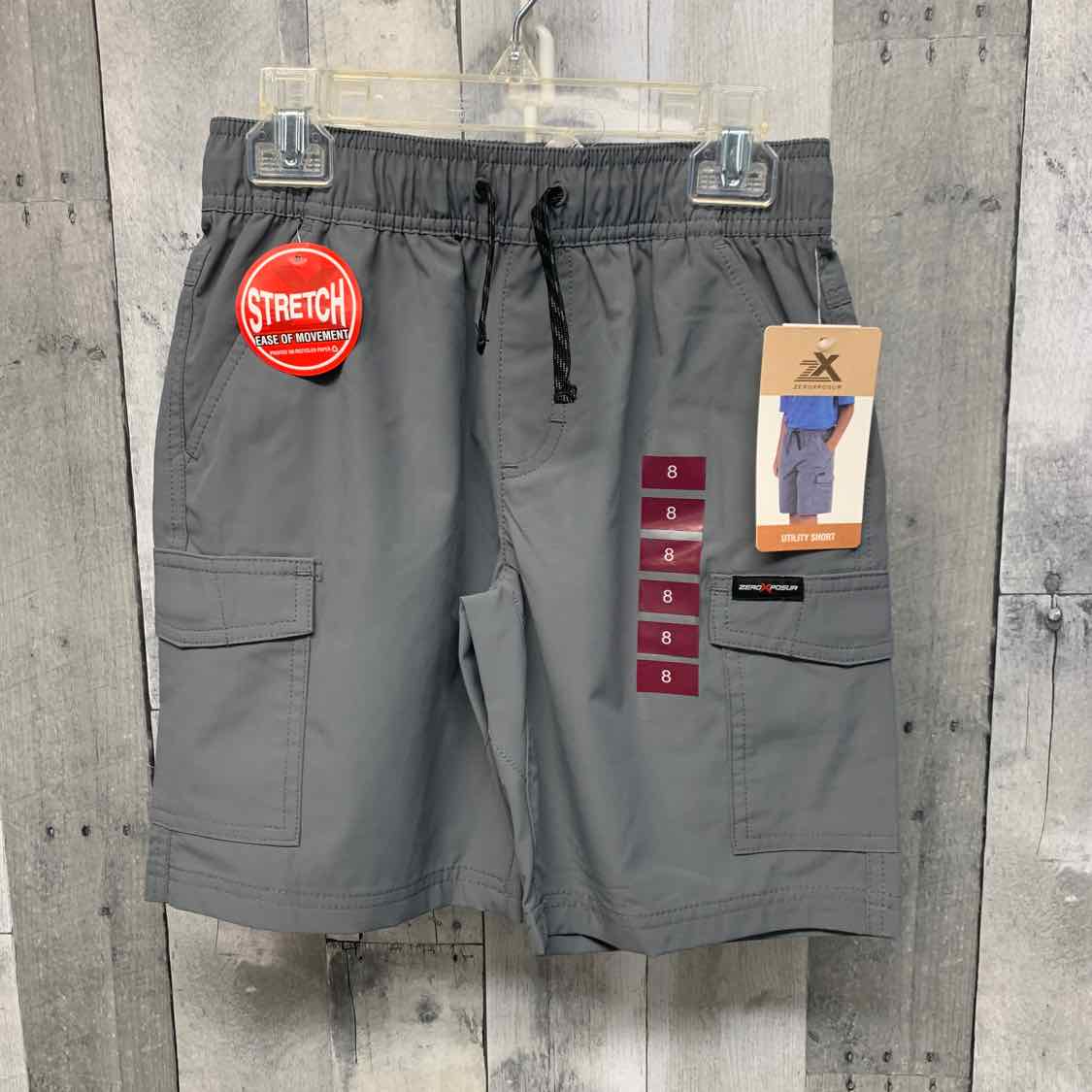 Size 8 Gray ZeroXposur Shorts