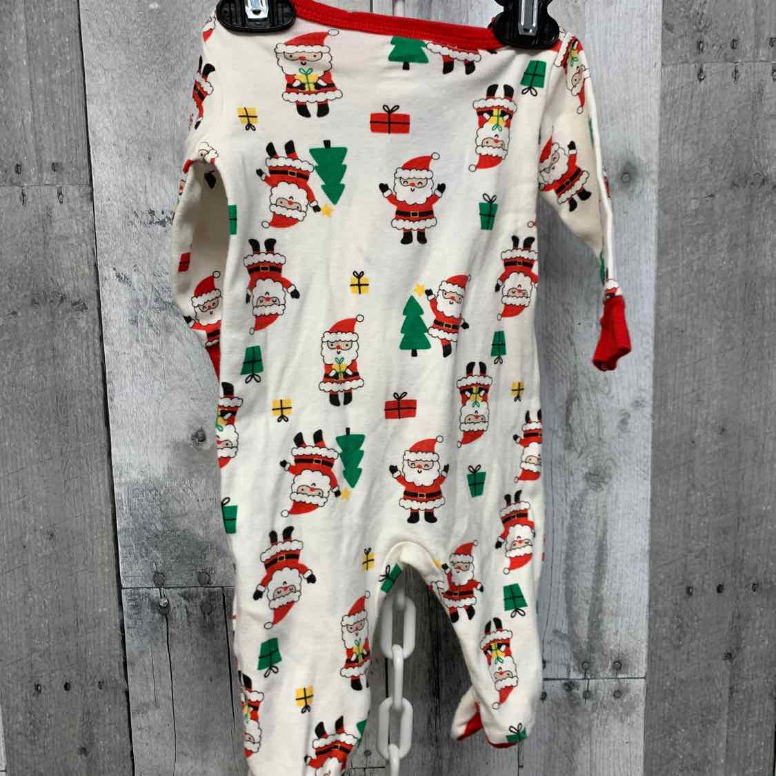 Size 0-3 Months White Print Koala Baby/Kids Footy PJs
