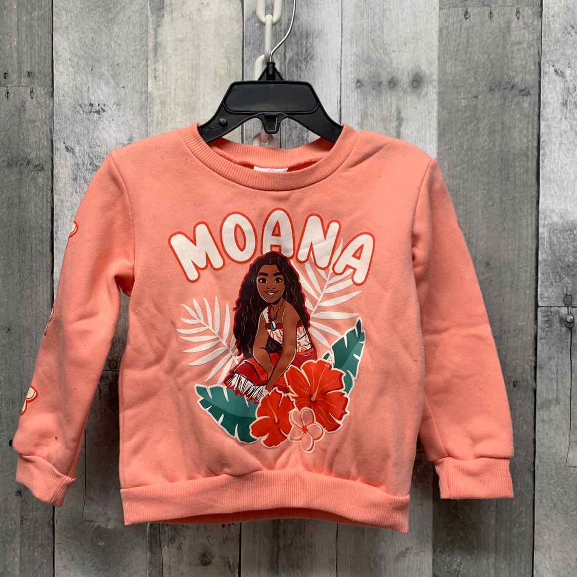Size 3T Peach Disney Sweat Shirt