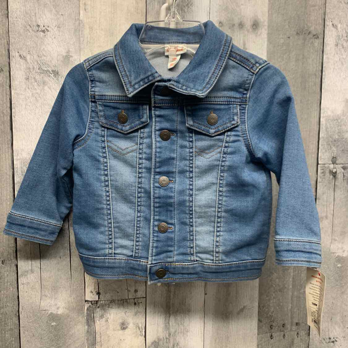 Size 18 Months Denim Cat & Jack Light Jacket