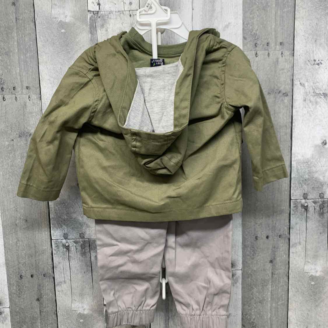 Size 12 Months Green Little Rebels Jacket/Pants