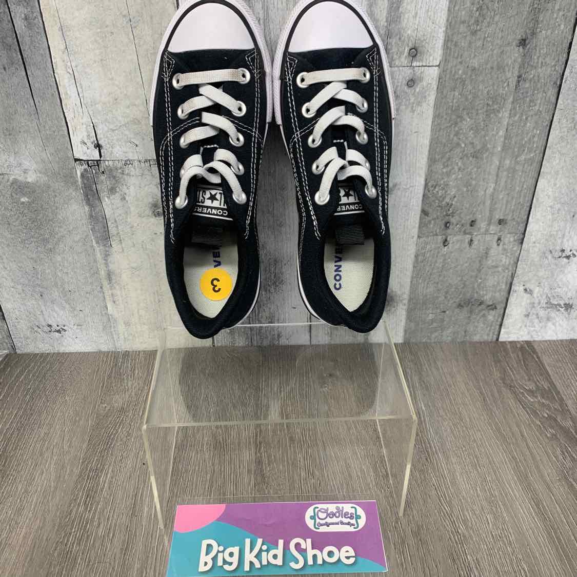 Size 3 Black Converse Sneakers