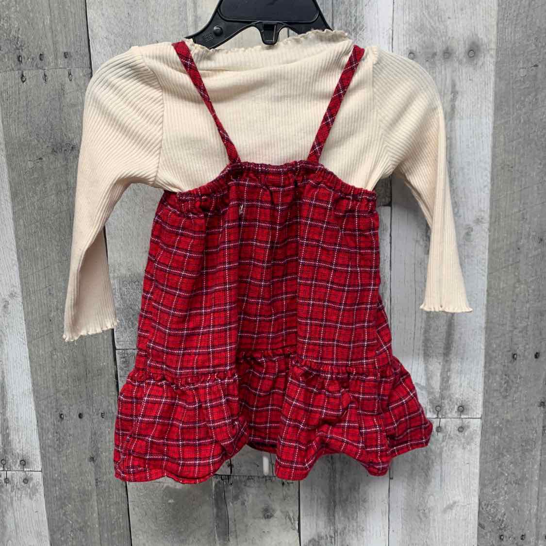 Size 6-12 White/Red Old Navy Shirt/Jumper