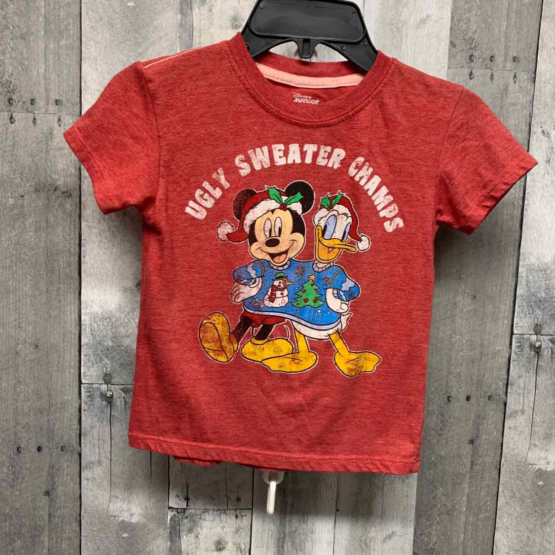 Size 4T Red Graphic Disney T Shirt