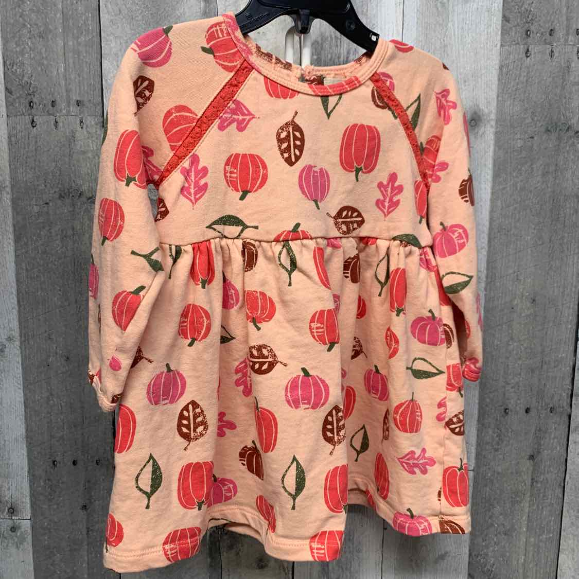 Size 18-24 Months Pink Print B Brand LS Dress