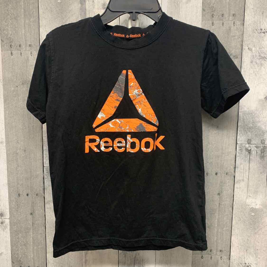 Size 10/12 Black/Orange Reebok T Shirt