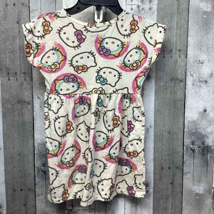 Size 6 Ivory/Purple Hello Kitty Dress - Knit