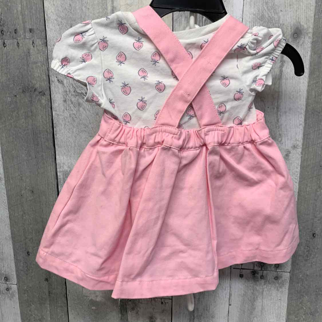 Size 0-3 Months White/Pink Child of Mine Shirt/Jumper