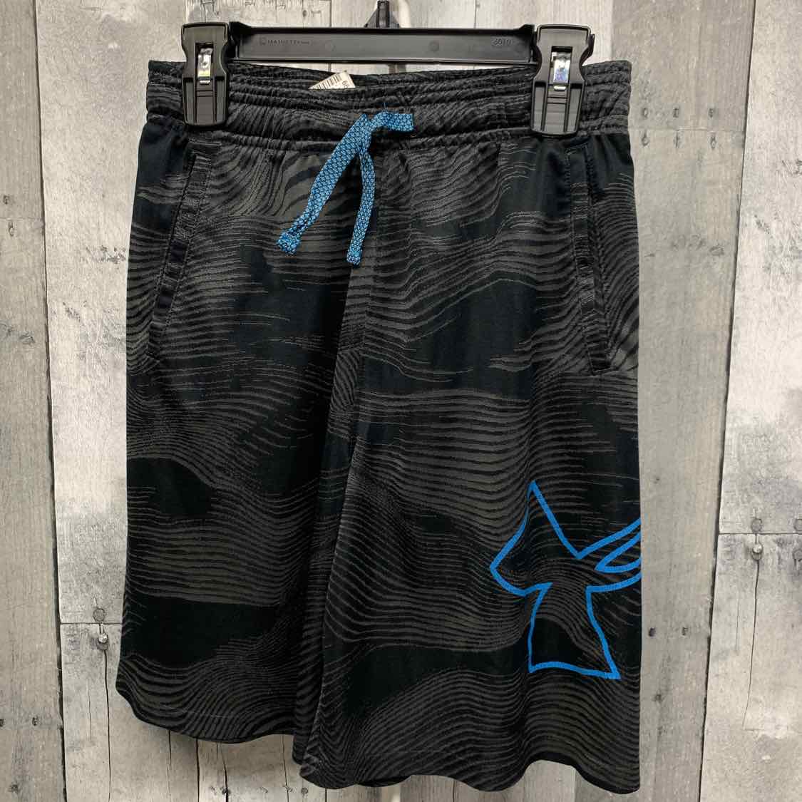Size Medium Black/Blue Sport Brand Shorts - Athletic
