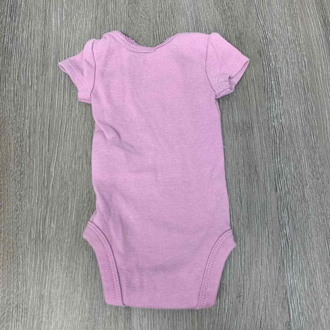 Size Preemie Purple Carter's Bodysuit