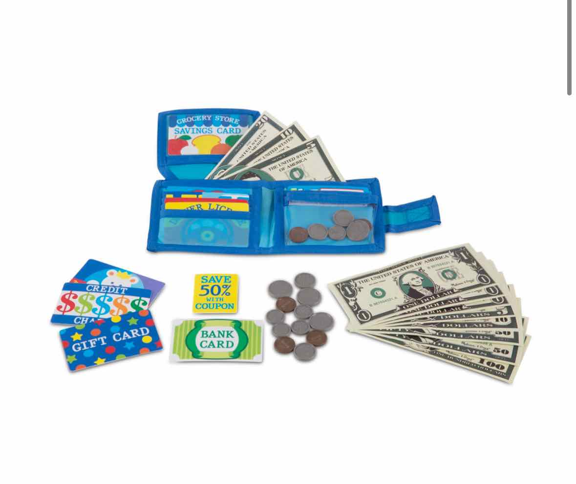 Melissa & Doug Pretend to Spend Wallet