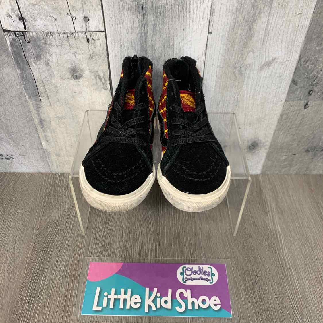 Size 5 Black/Yellow Vans Sneakers