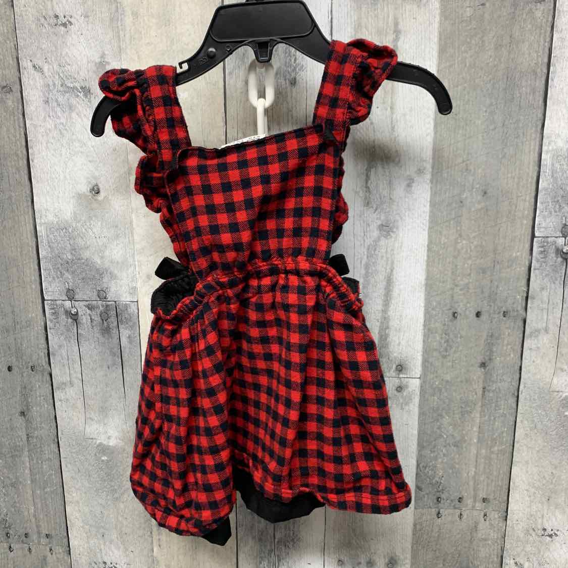 Size 18 Months Red Plaid Nicole Miller Jumper
