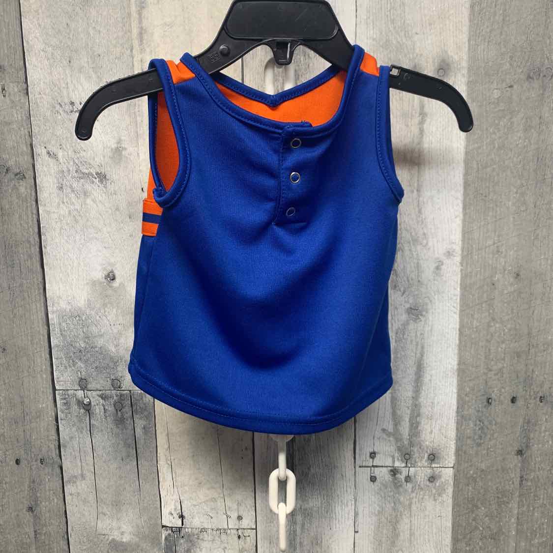 Size 2T Orange/Blue B Brand Tank Top