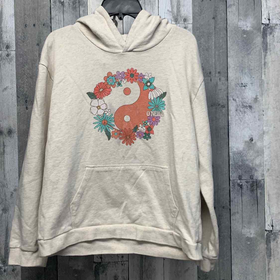 Size Large Ivory/Pink O'Neill Pull Over