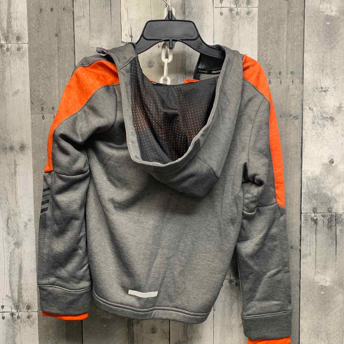 Size Large Gray/Orange Russel Light Jacket