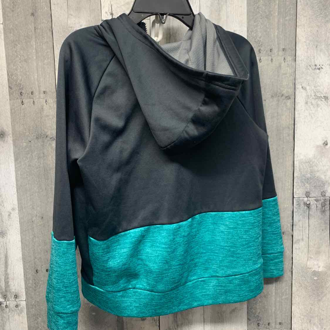 Size 10/12 Teal/Gray Russel Light Jacket