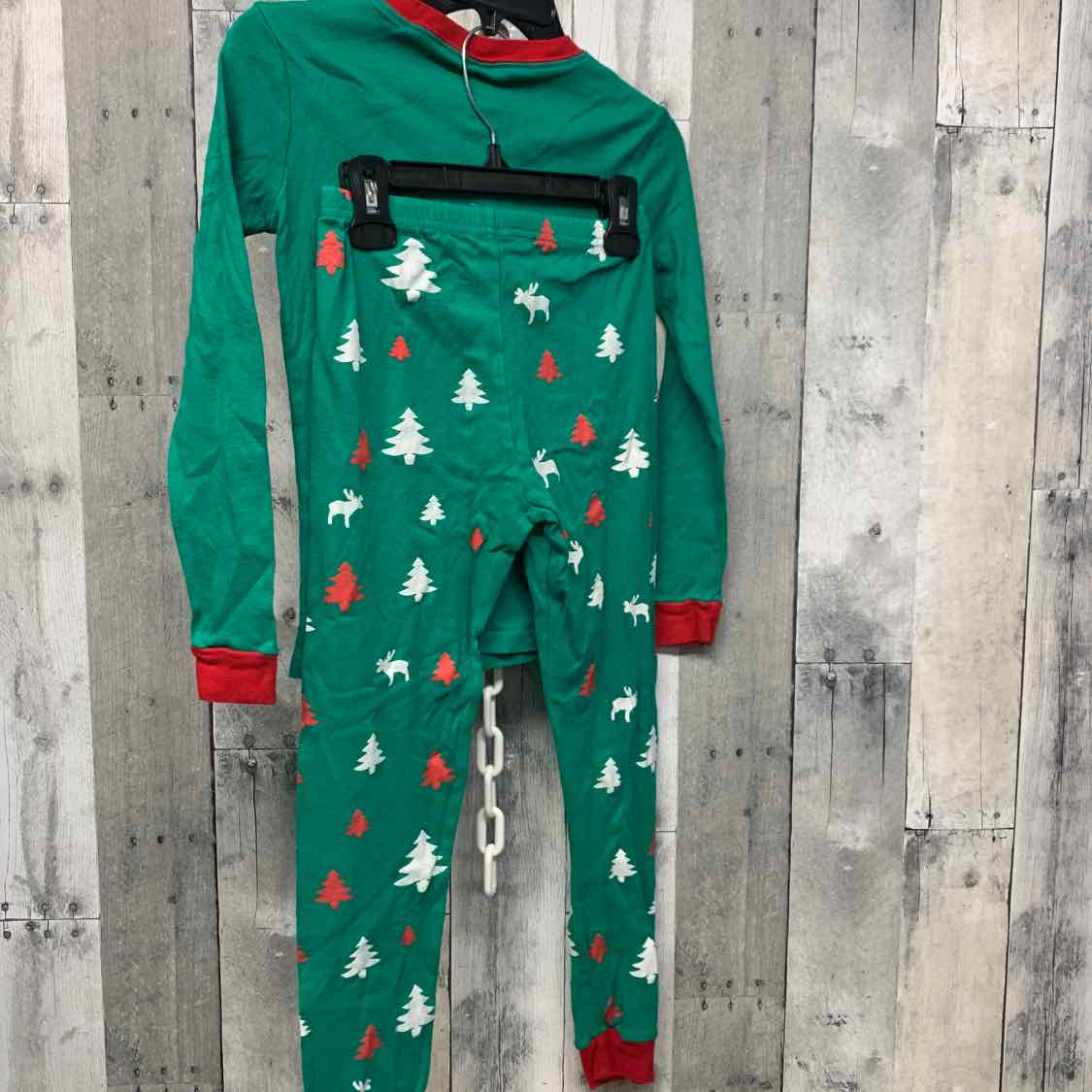 Size 10 Green/Red Holiday Brands 2pc PJs