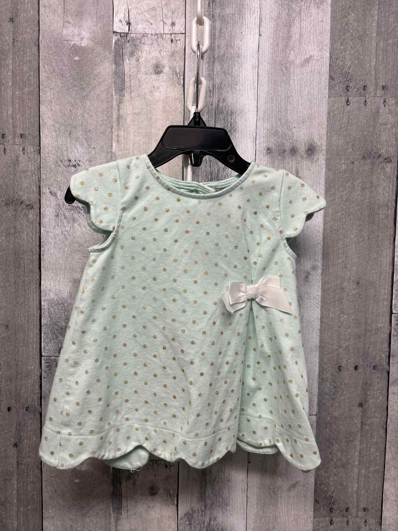 Size 18 Months Teal/Gold B Brand Dress